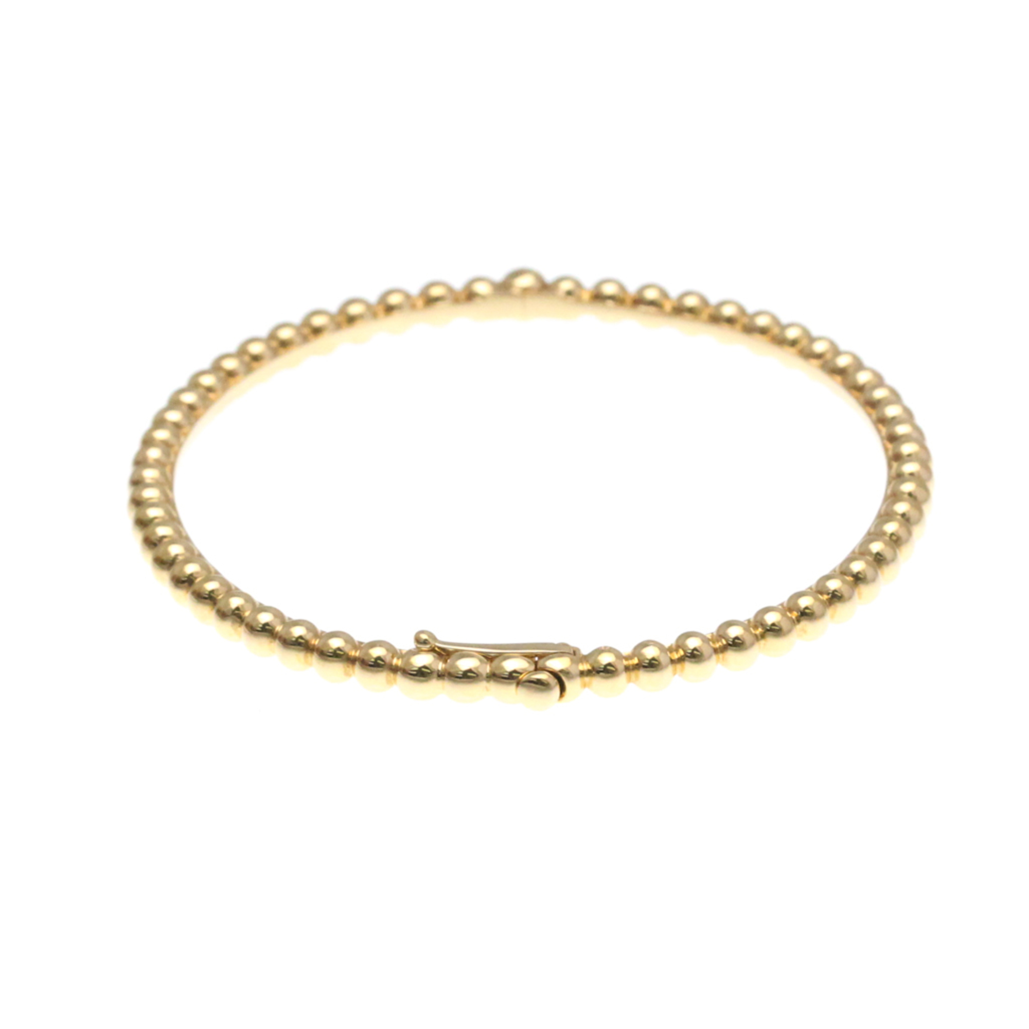 Van Cleef & Arpels Perlee Pink Gold No Stone Charm Bracelet RN0000358