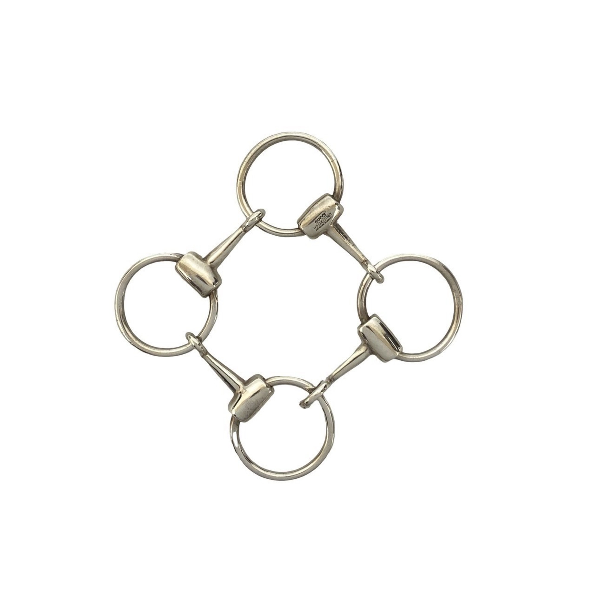 Gucci Circle Horsebit Bracelet in Sterling Silver RN0000396