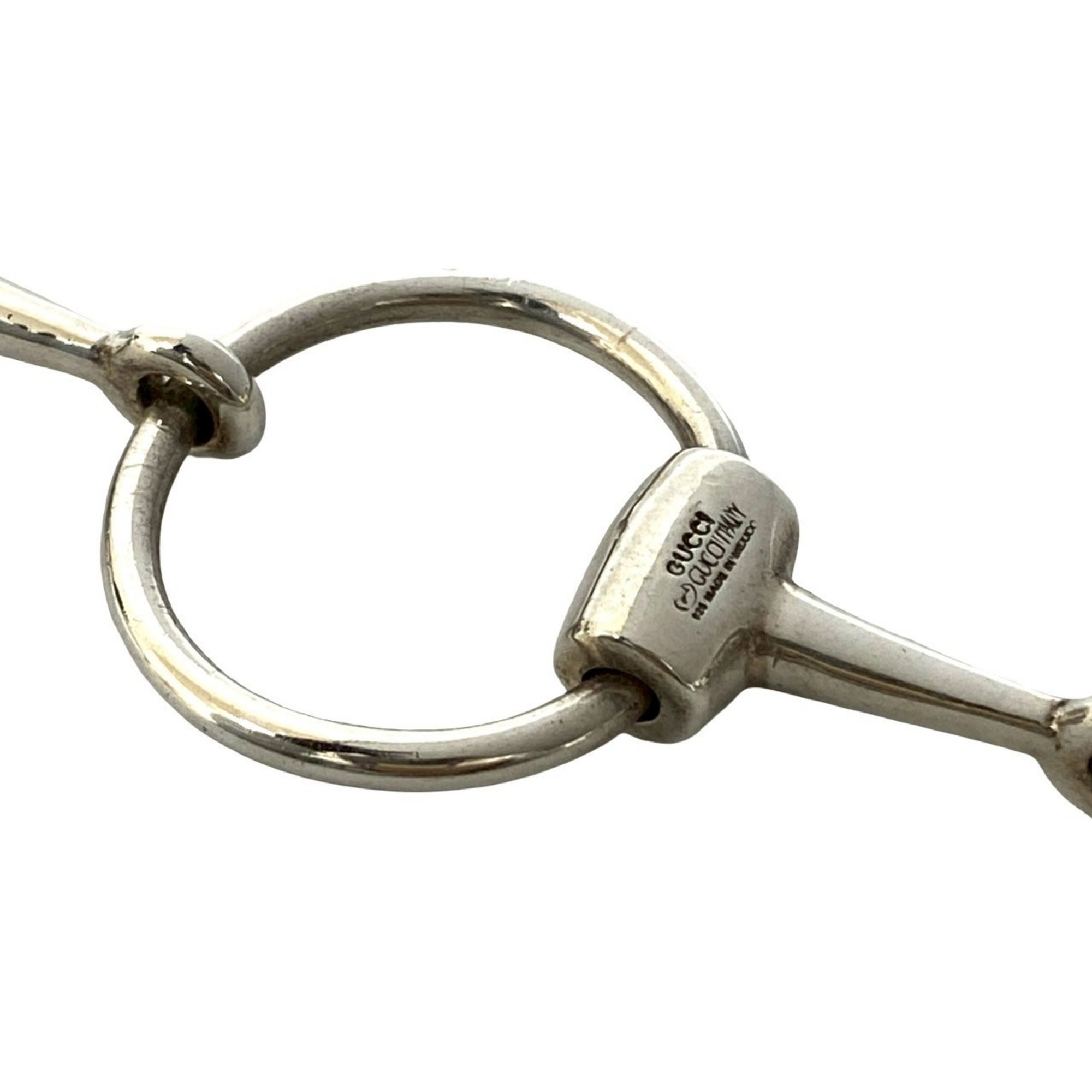 Gucci Circle Horsebit Bracelet in Sterling Silver RN0000396