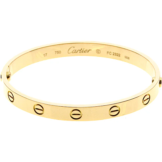 Cartier Love Bracelet B6016217 RN0000410 Cartier Love Bracelet B6016217 RN0000410