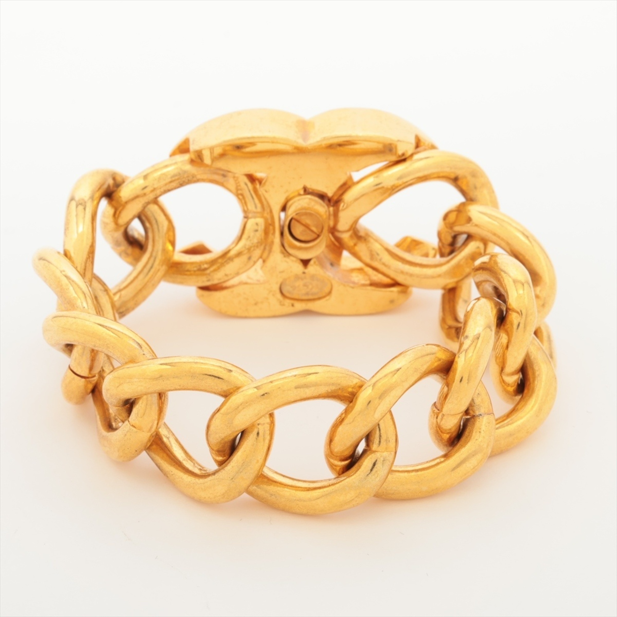 Chanel CHANEL 96A 1996 Coco Mark Turnlock Bracelet G RN0000425