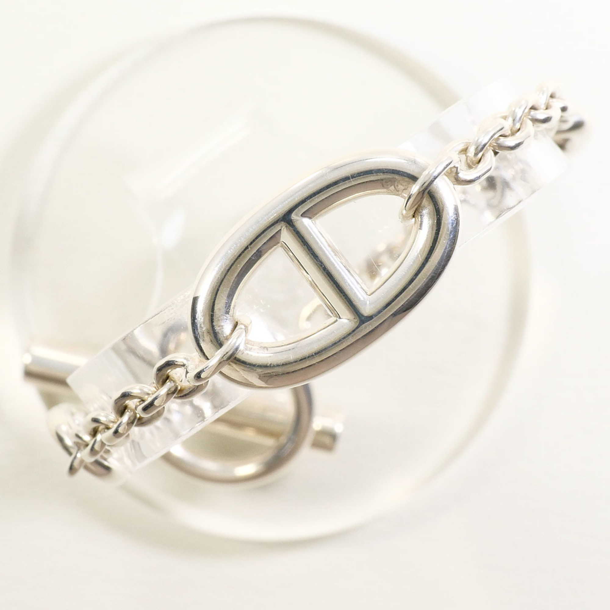 Hermès Chaine d'Ancre Farandole LG Silver Bracelet RN0000430