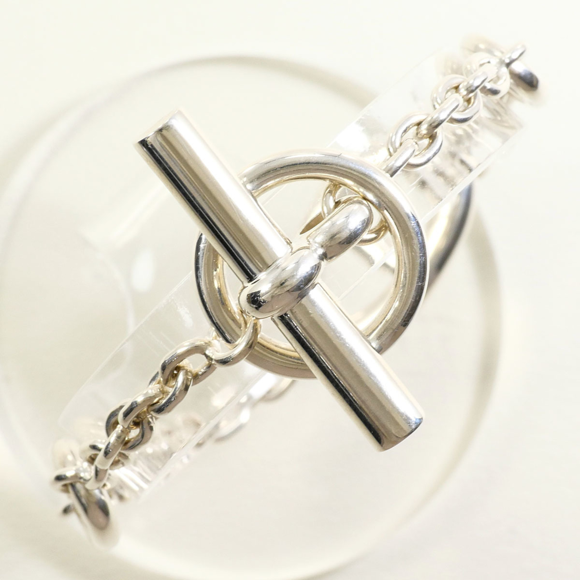 Hermès Chaine d'Ancre Farandole LG Silver Bracelet RN0000430