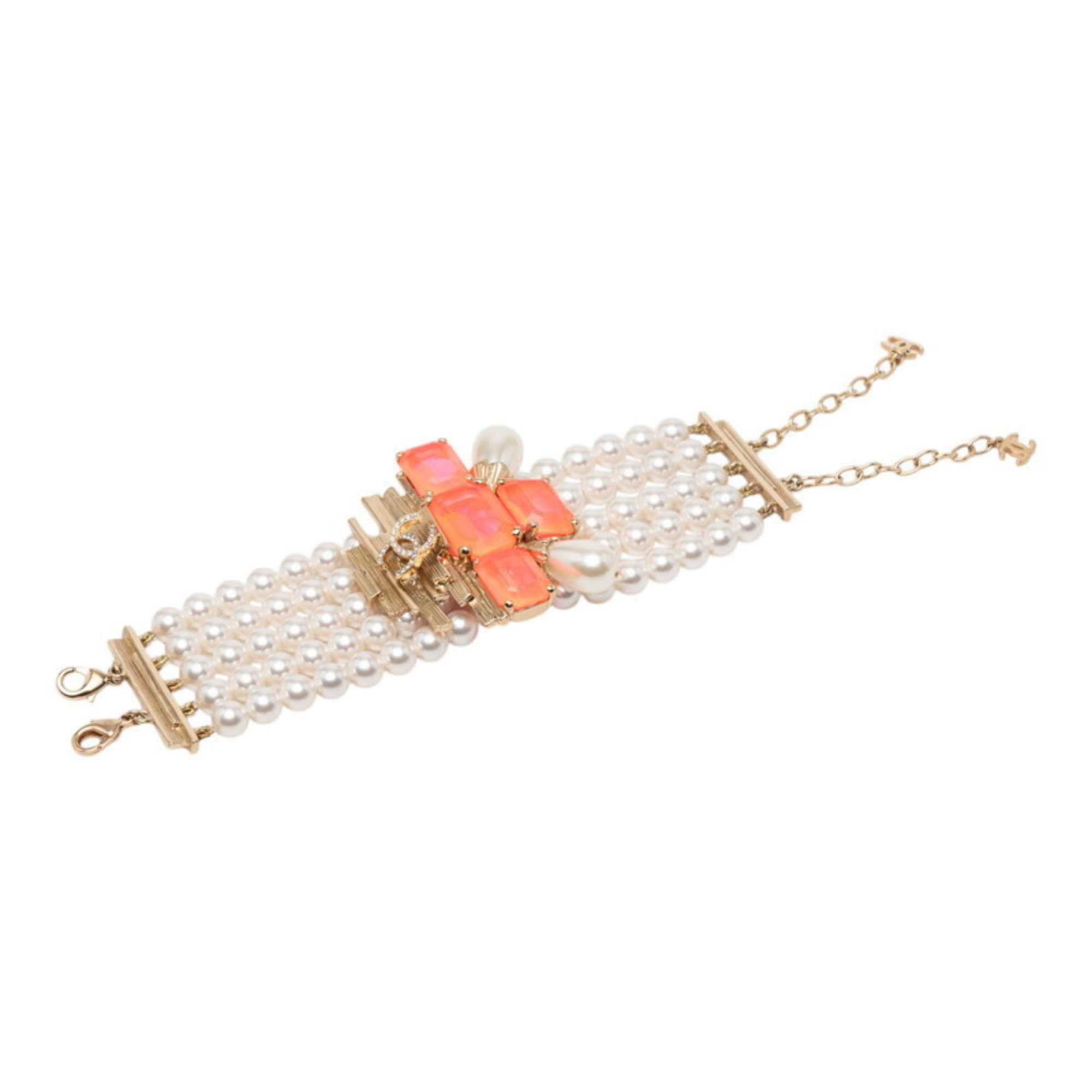 Chanel Coco Mark Faux Pearl Bracelet RN0000436