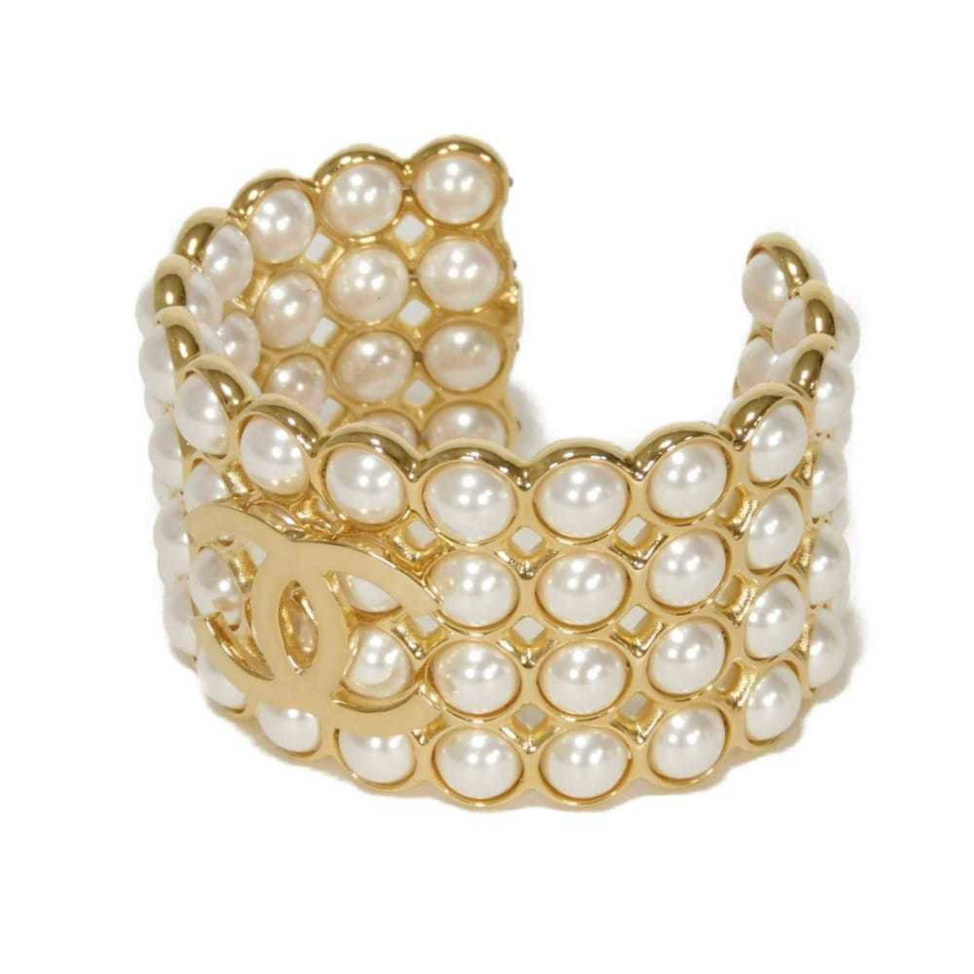 Chanel CC Logo Pearl Bracelet RN0000450