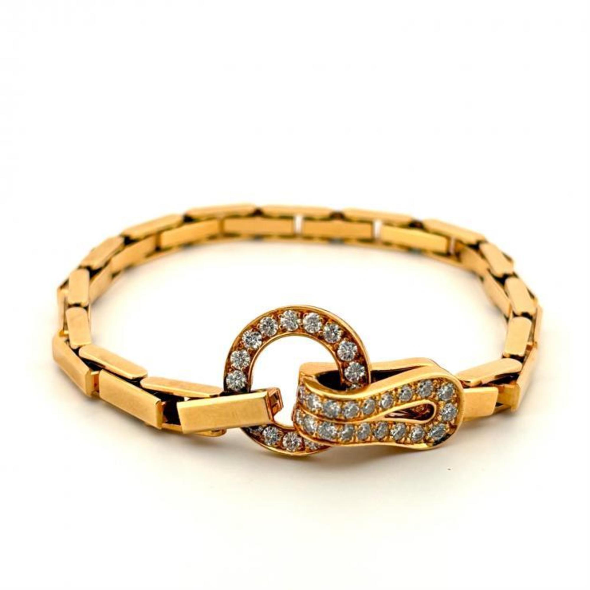 Cartier Agraffe Diamond Bracelet RN0000550