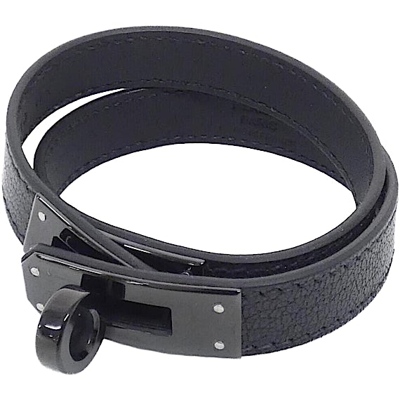 Hermès Kelly Double Tour So Black 010680CH Bracelet RN0000608 Hermès Kelly Double Tour So Black 010680CH Bracelet RN0000608