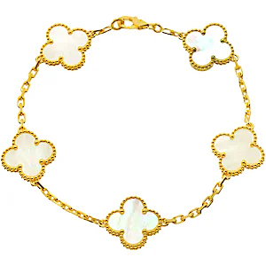 Van Cleef & Arpels Alhambra Shell 5P Bracelet RN0000615 Van Cleef & Arpels Alhambra Shell 5P Bracelet RN0000615
