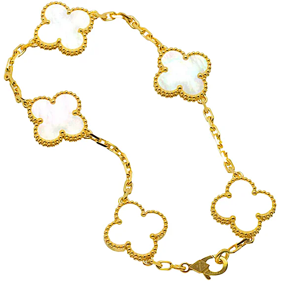 Van Cleef & Arpels Alhambra Shell 5P Bracelet RN0000615 Van Cleef & Arpels Alhambra Shell 5P Bracelet RN0000615