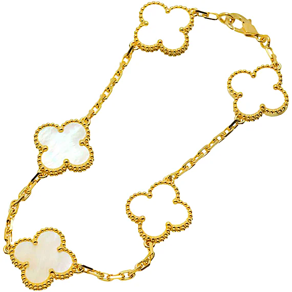 Van Cleef & Arpels Alhambra Shell 5P Bracelet RN0000615 Van Cleef & Arpels Alhambra Shell 5P Bracelet RN0000615