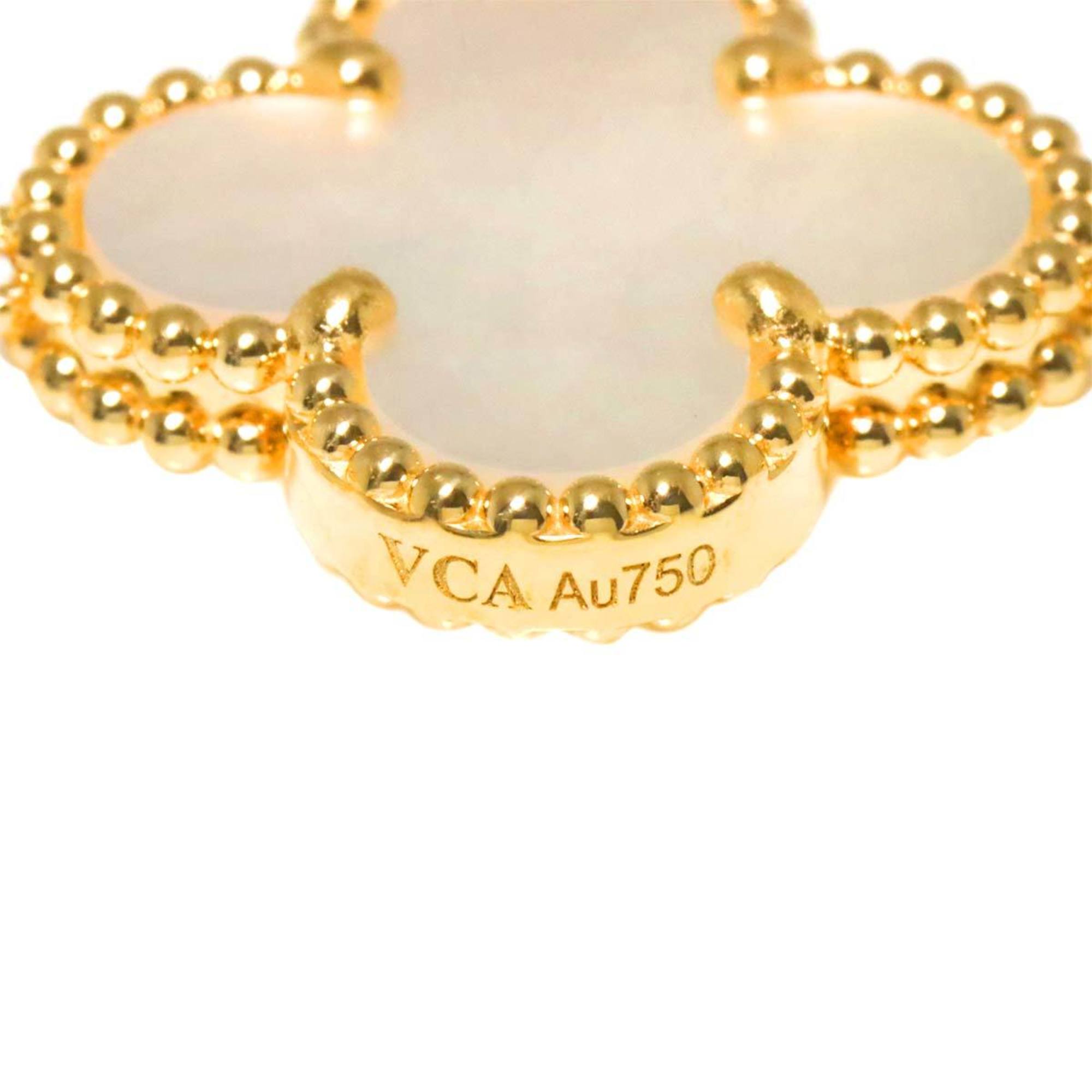 Van Cleef & Arpels Alhambra Shell 5P Bracelet RN0000615