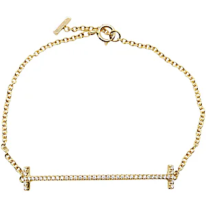 Tiffany T Smile Small Diamond Bracelet RN0000629 Tiffany T Smile Small Diamond Bracelet RN0000629