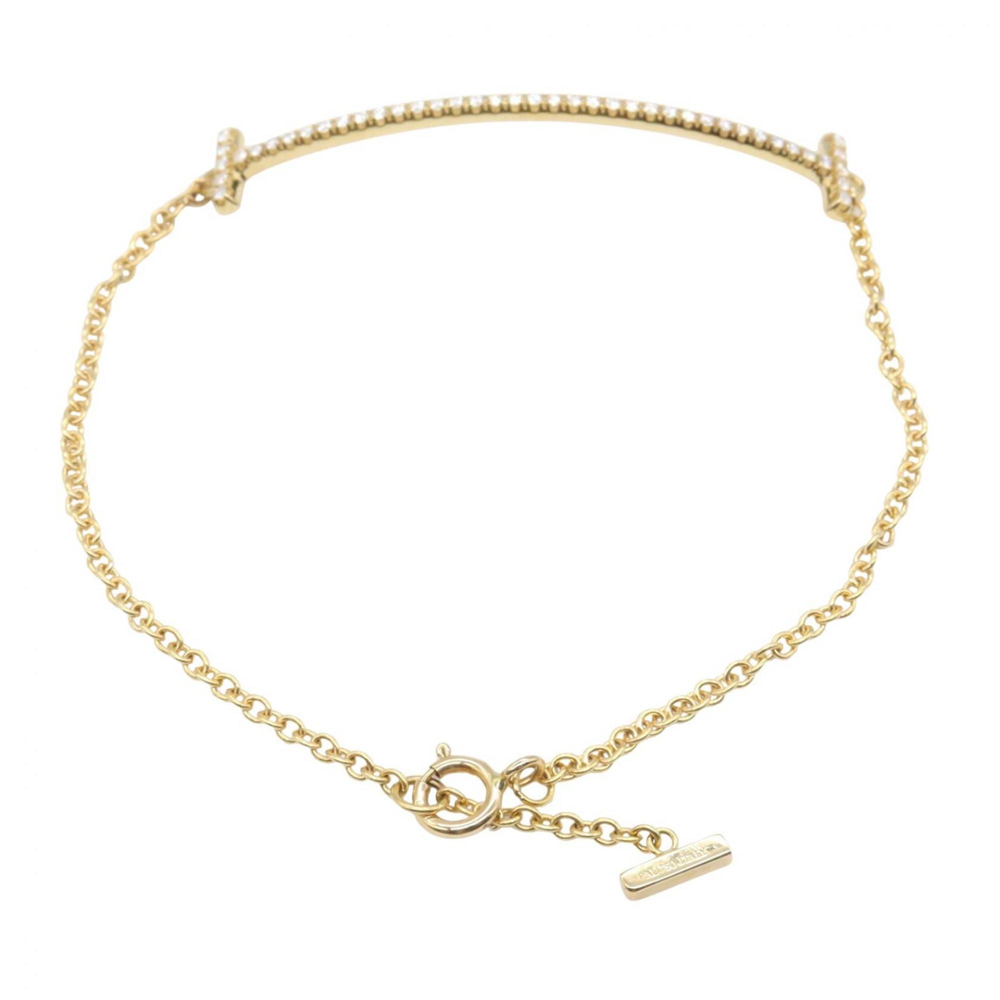 Tiffany T Smile Small Diamond Bracelet RN0000629