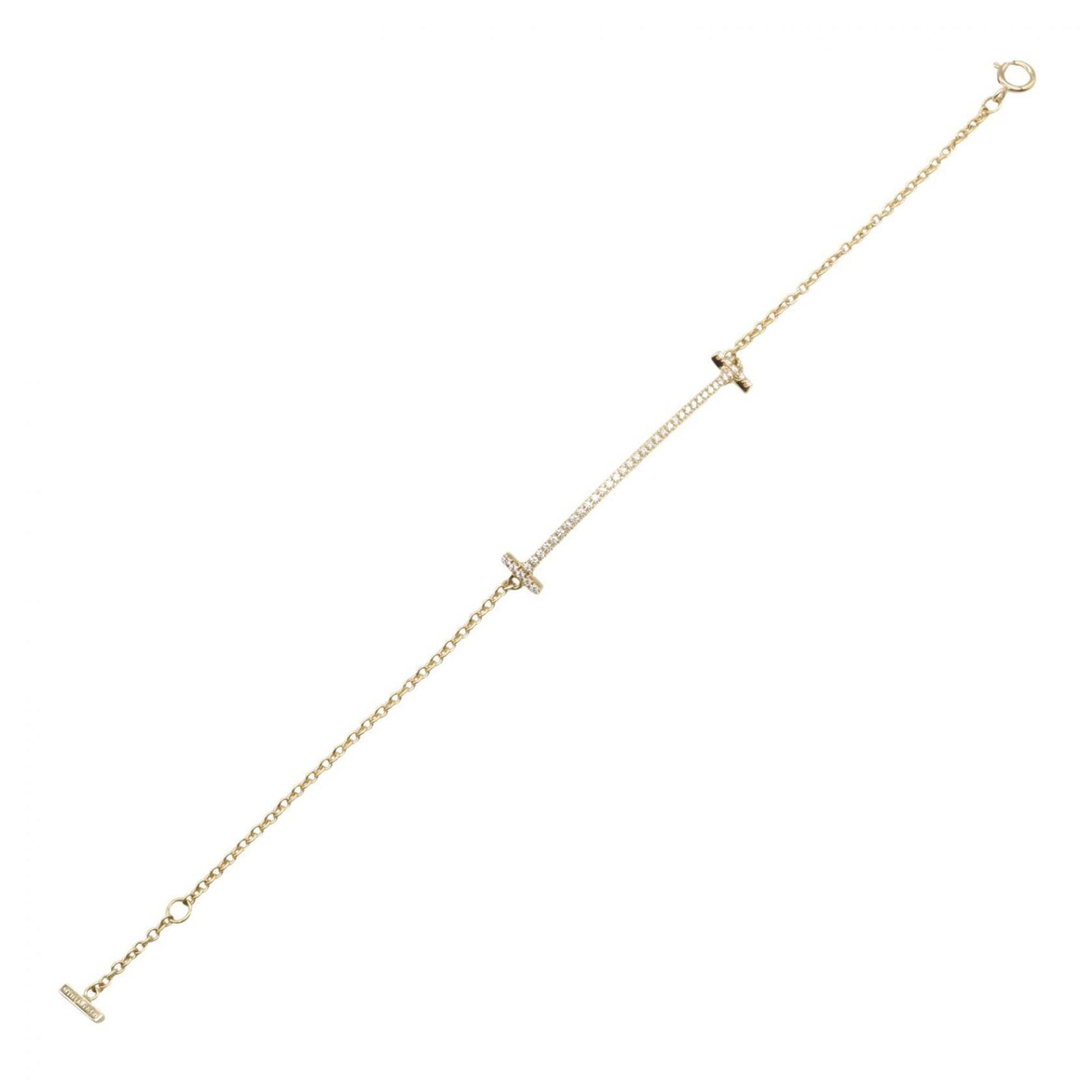 Tiffany T Smile Small Diamond Bracelet RN0000629