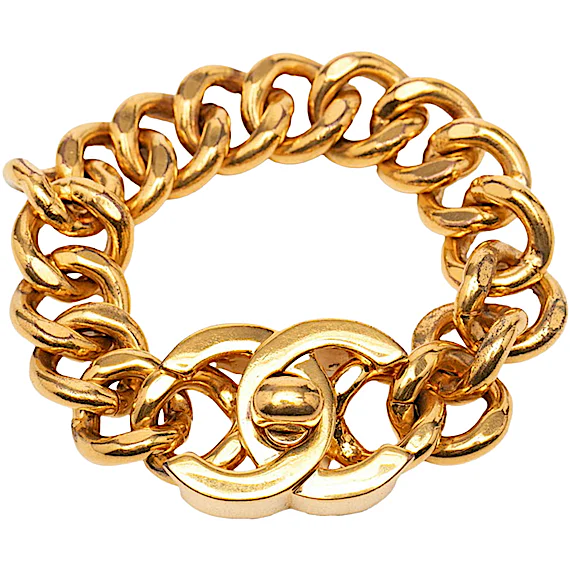 Chanel Coco Mark Turnlock Vintage Bracelet RN0000634 Chanel Coco Mark Turnlock Vintage Bracelet RN0000634