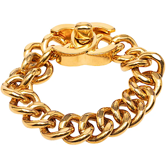 Chanel Coco Mark Turnlock Vintage Bracelet RN0000634 Chanel Coco Mark Turnlock Vintage Bracelet RN0000634