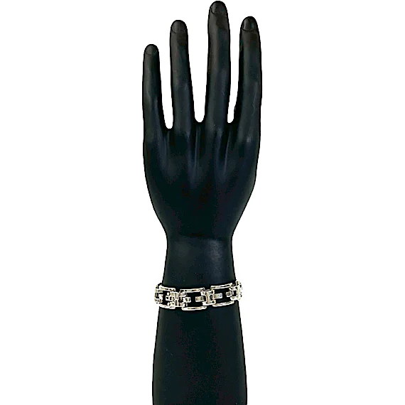 Hermès HERMES Vintage H Motif Sterling Silver 925 Br RN0000664 Hermès HERMES Vintage H Motif Sterling Silver 925 Br RN0000664