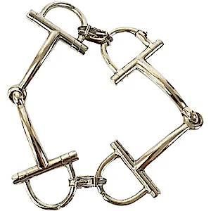 Hermès Horsebit Belt, Sterling Silver 925 Bracelet B RN0000669 Hermès Horsebit Belt, Sterling Silver 925 Bracelet B RN0000669