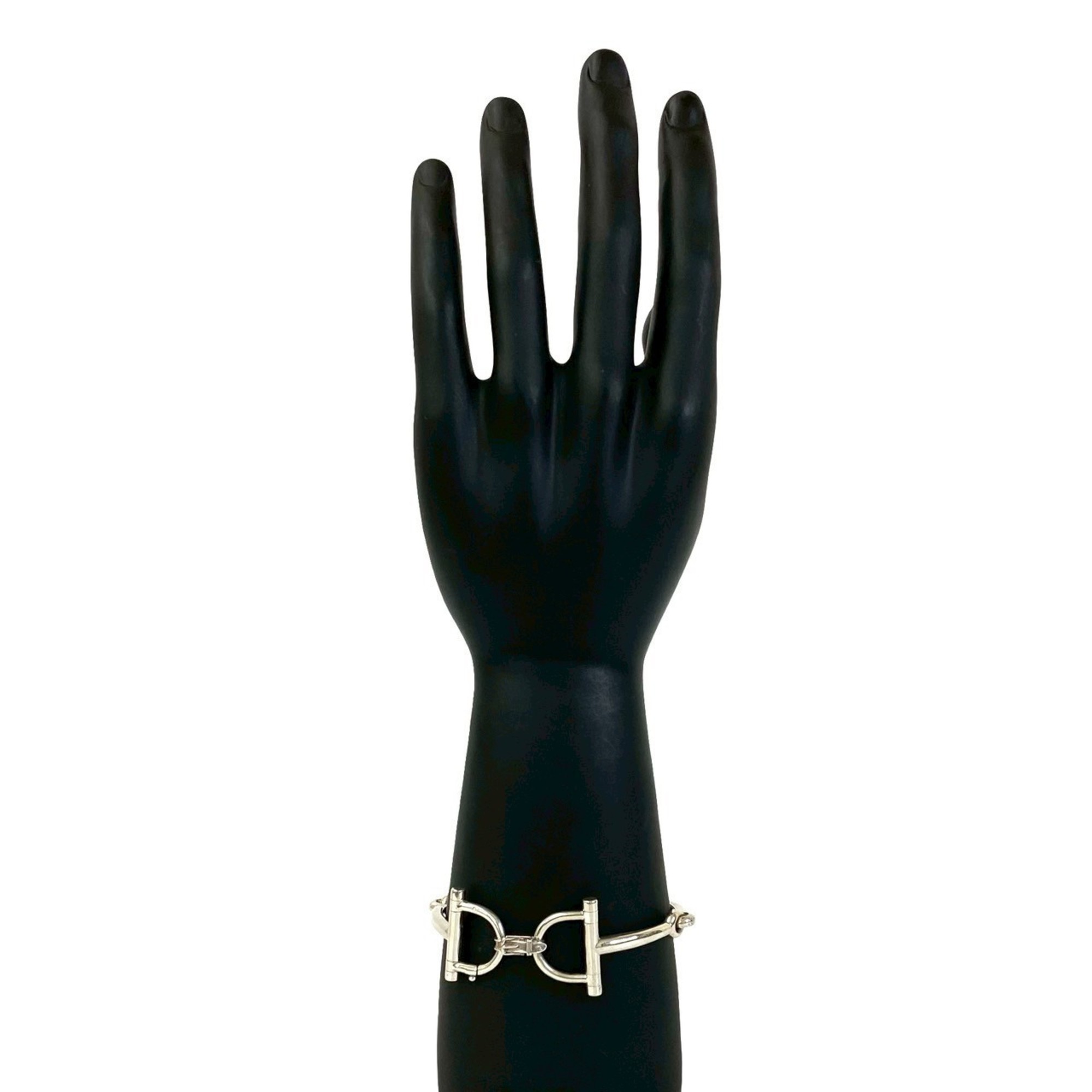 Hermès Horsebit Belt, Sterling Silver 925 Bracelet B RN0000669