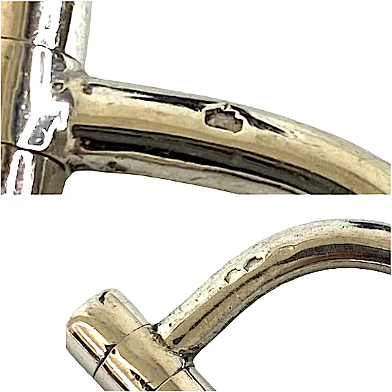 Hermès Horsebit Belt, Sterling Silver 925 Bracelet B RN0000669 Hermès Horsebit Belt, Sterling Silver 925 Bracelet B RN0000669