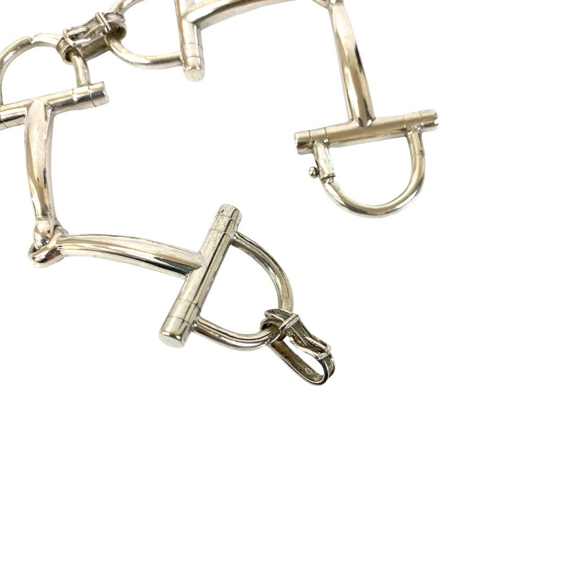 Hermès Horsebit Belt, Sterling Silver 925 Bracelet B RN0000669