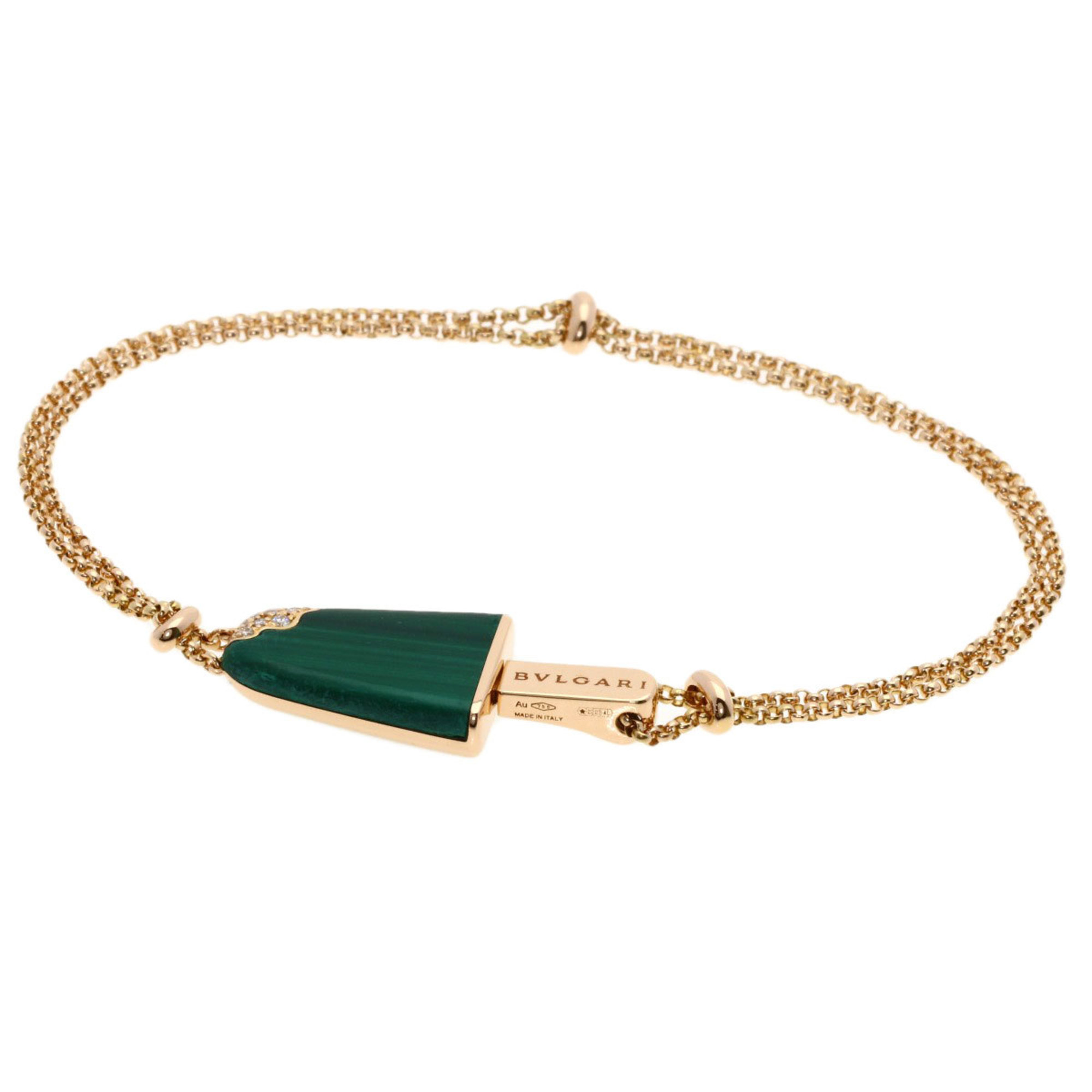 Bvlgari Gelati Malachite Diamond SM Bracelet RN0000671
