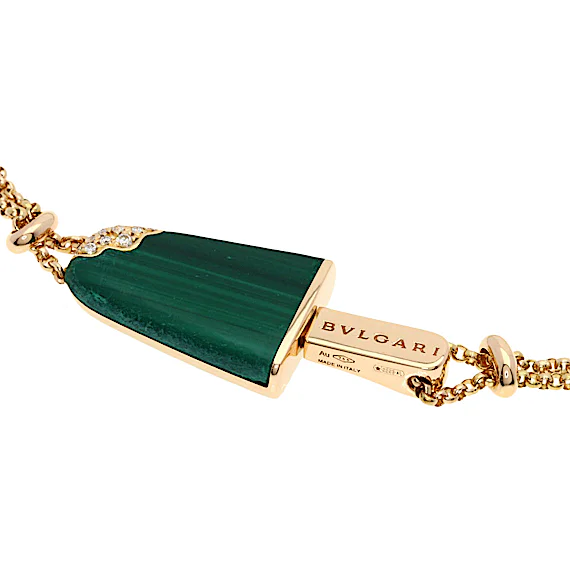Bvlgari Gelati Malachite Diamond SM Bracelet RN0000671 Bvlgari Gelati Malachite Diamond SM Bracelet RN0000671