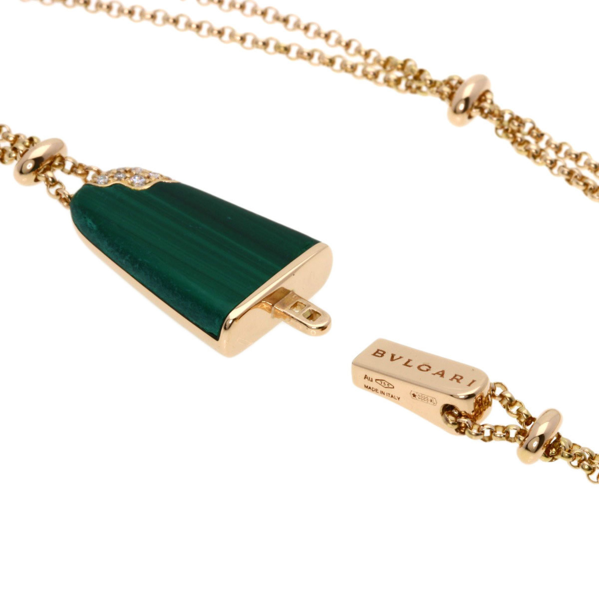 Bvlgari Gelati Malachite Diamond SM Bracelet RN0000671