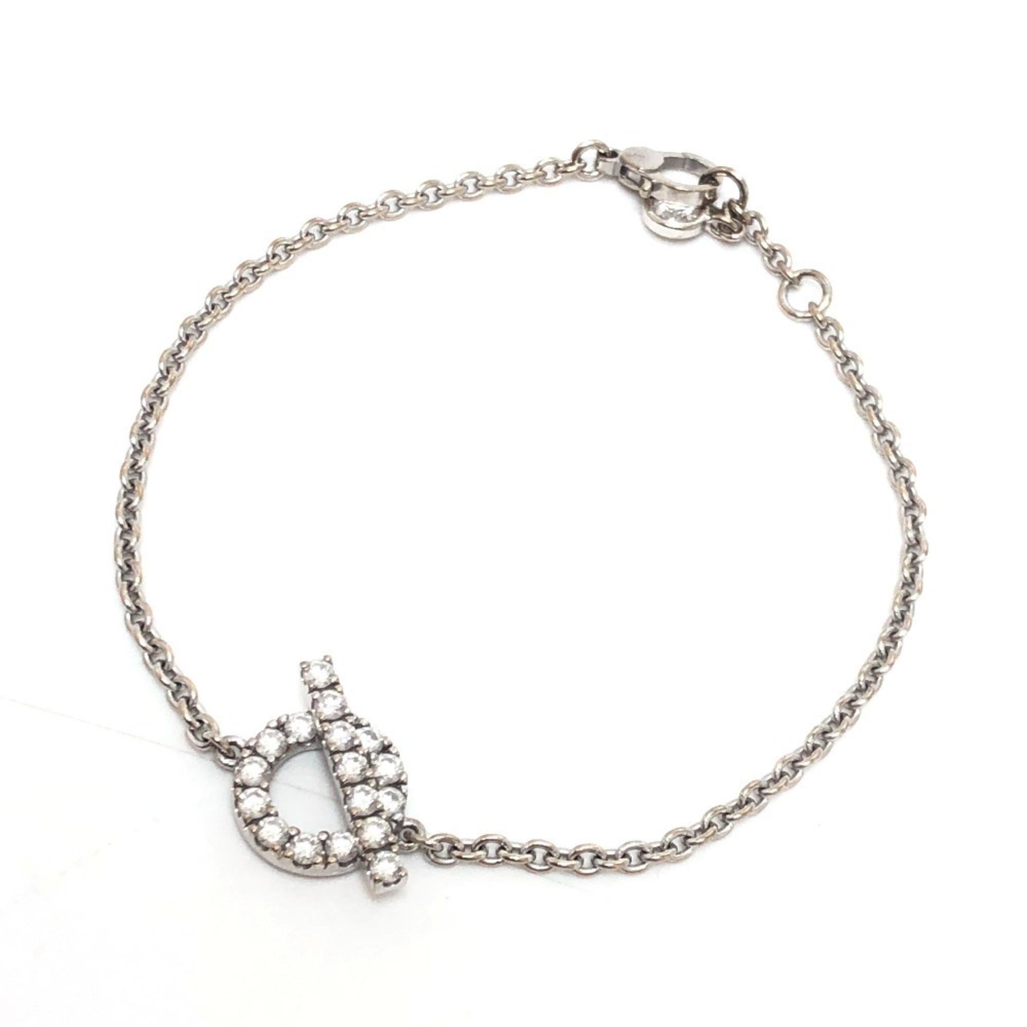 Hermès Finesse 18KWG Diamond 0.55ct Bracelet RN0000692