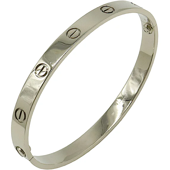 Cartier LOVE Bracelet Bangle 18KWG 750WG White Gold RN0000694 Cartier LOVE Bracelet Bangle 18KWG 750WG White Gold RN0000694