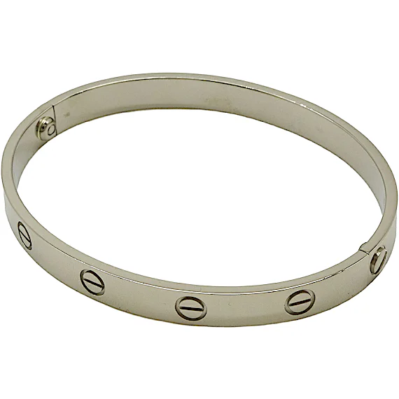 Cartier LOVE Bracelet Bangle 18KWG 750WG White Gold RN0000694 Cartier LOVE Bracelet Bangle 18KWG 750WG White Gold RN0000694