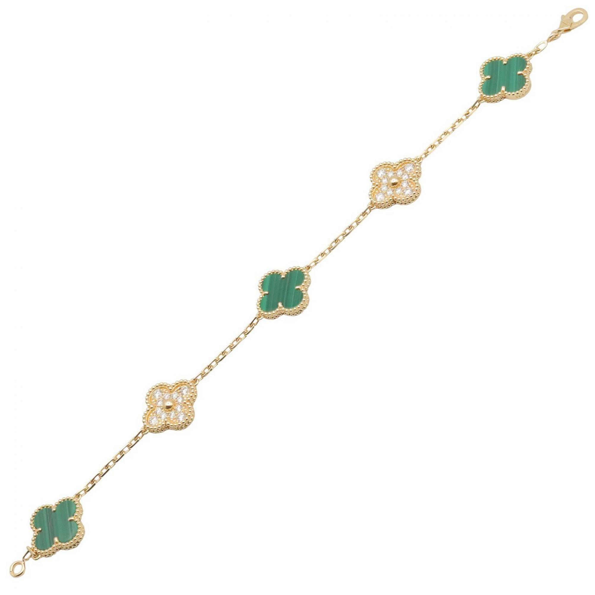 Van Cleef & Arpels Vintage Alhambra 5-Motif Bracelet RN0000696
