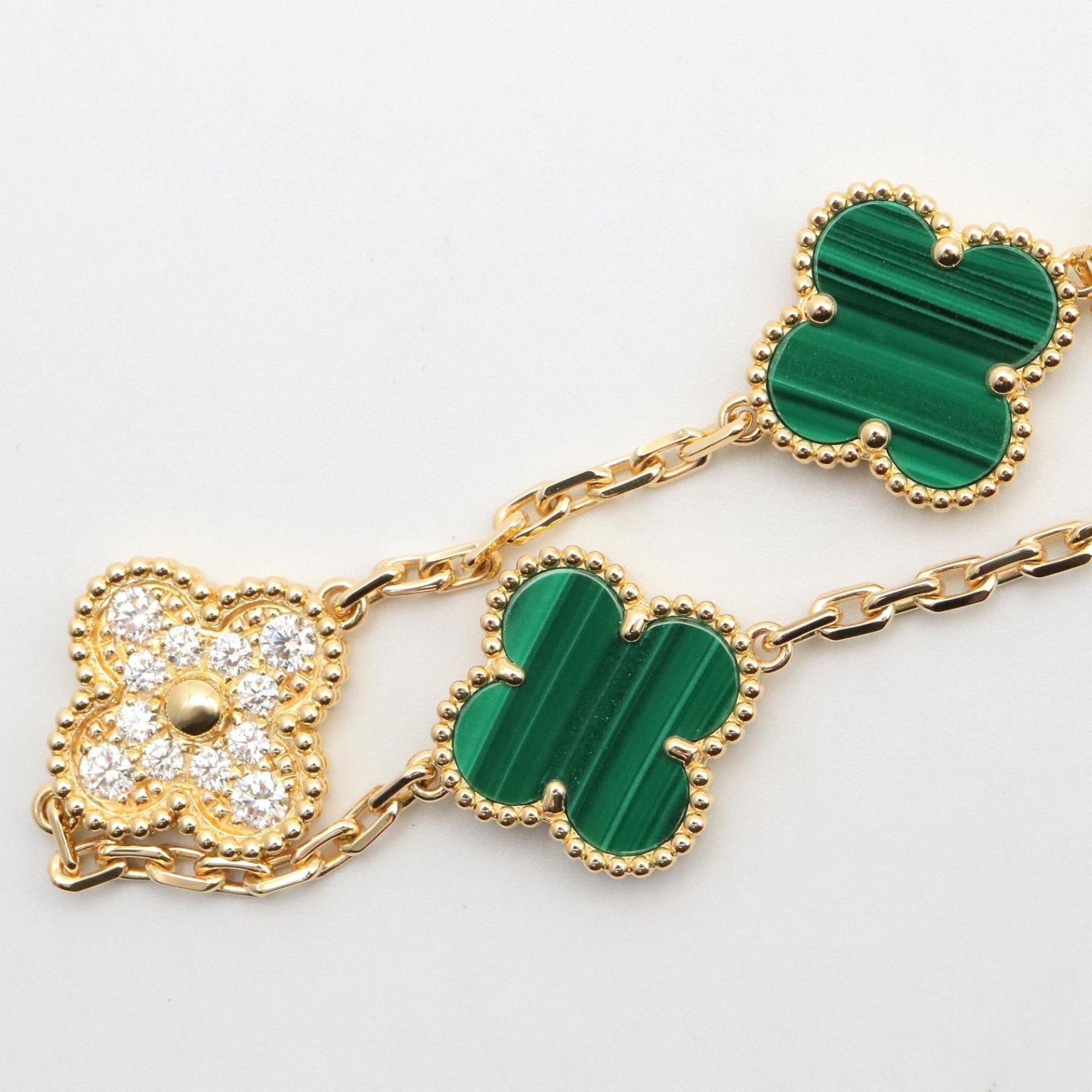 Van Cleef & Arpels Vintage Alhambra 5-Motif Bracelet RN0000696