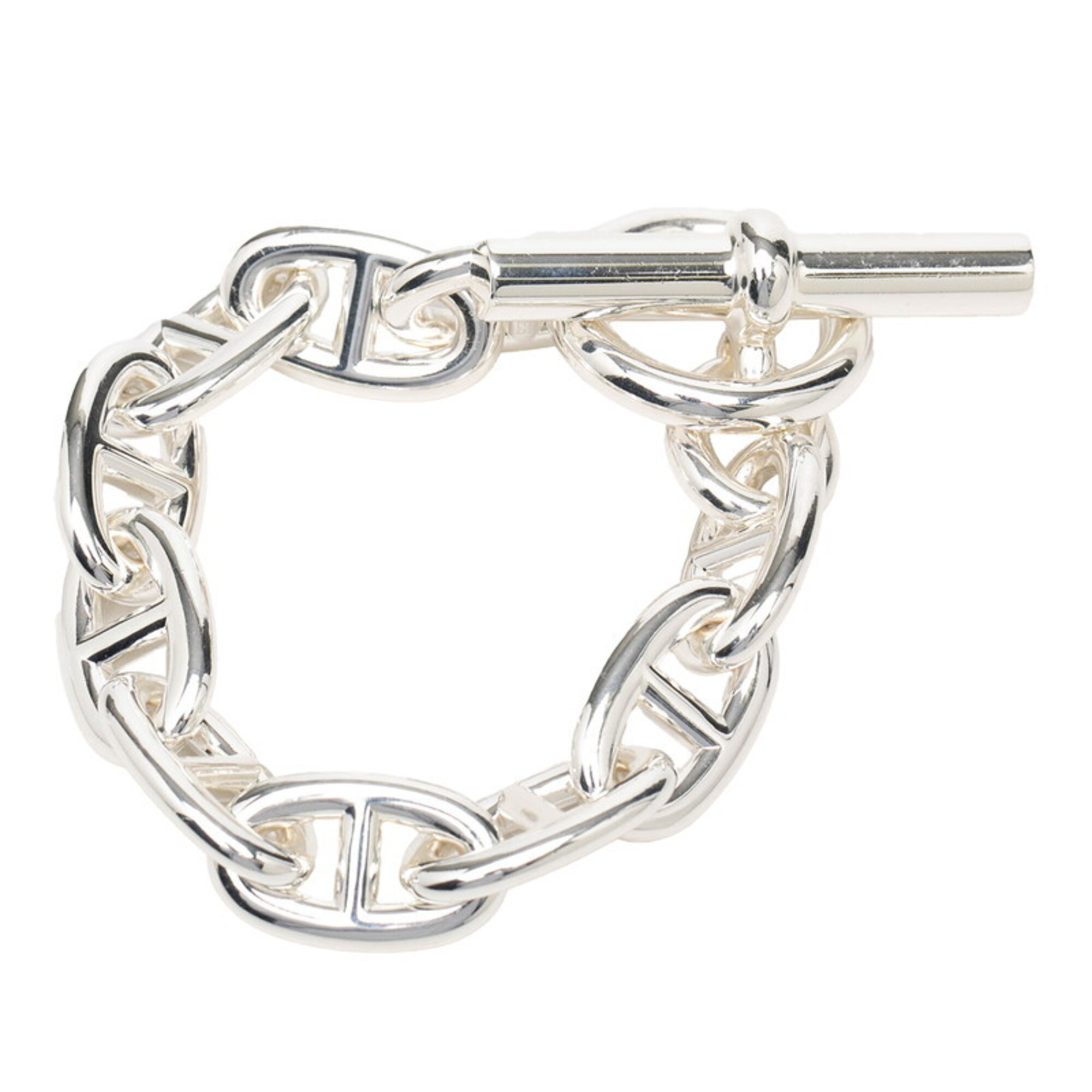 Hermès Chaine d'Ancre TGM 10-link bracelet RN0000744