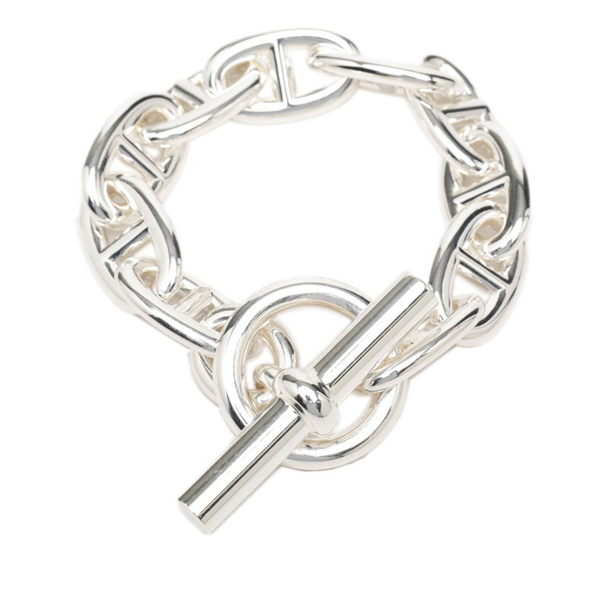 Hermès Chaine d'Ancre TGM 10-link bracelet RN0000744