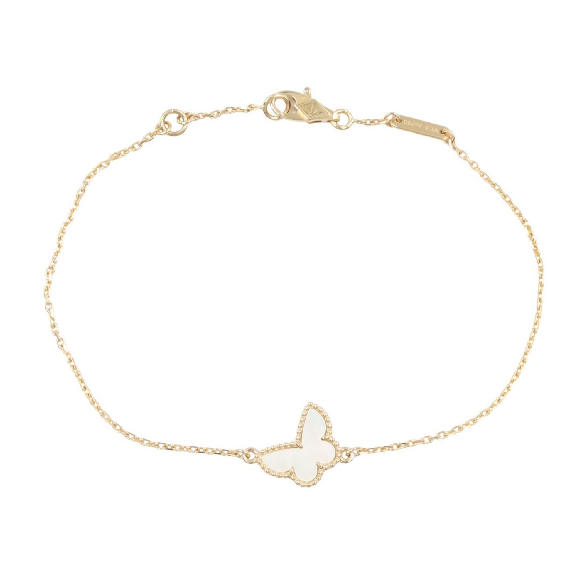 Van Cleef & Arpels Sweet Papillon Mother-of-Pearl Bracelet RN0000749