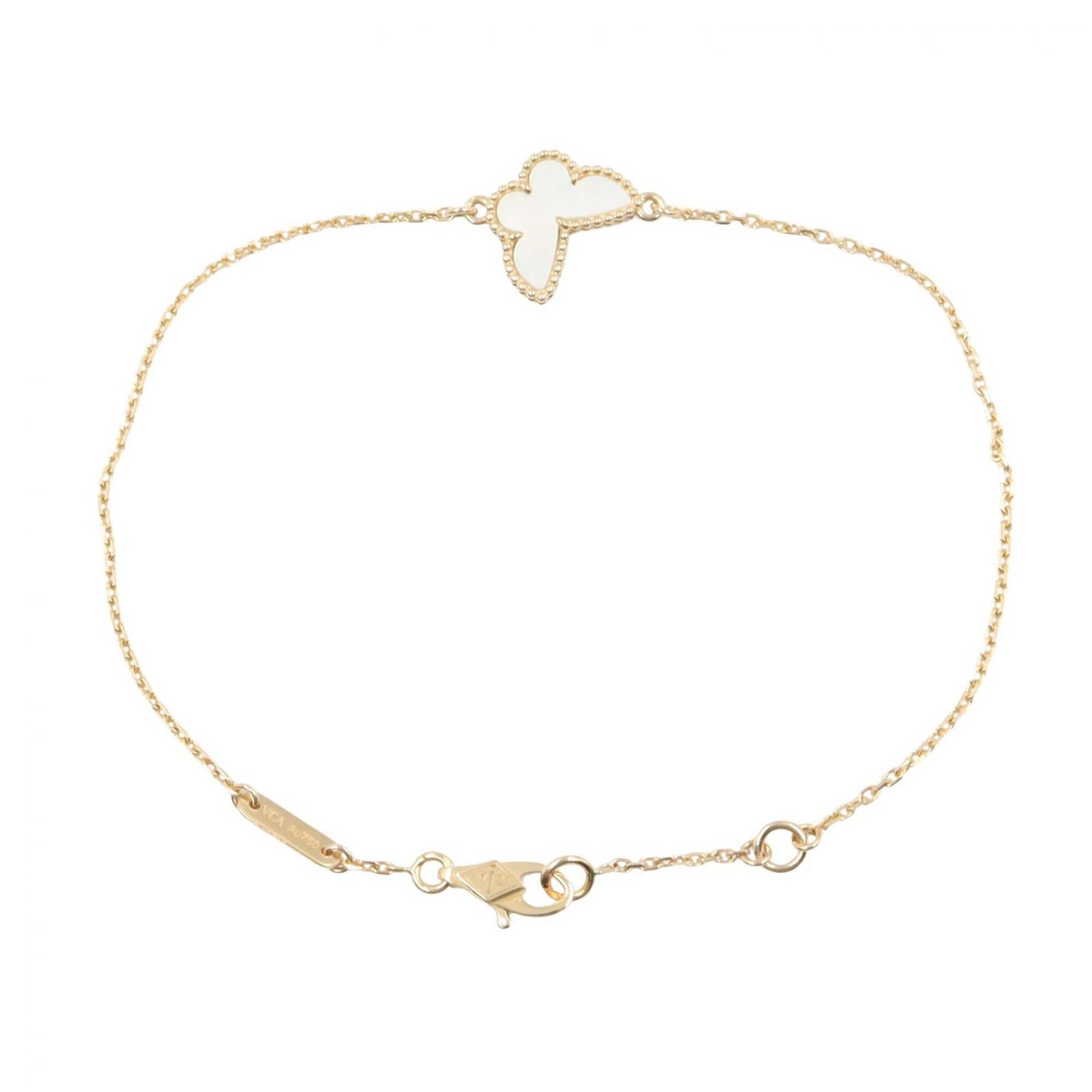 Van Cleef & Arpels Sweet Papillon Mother-of-Pearl Bracelet RN0000749