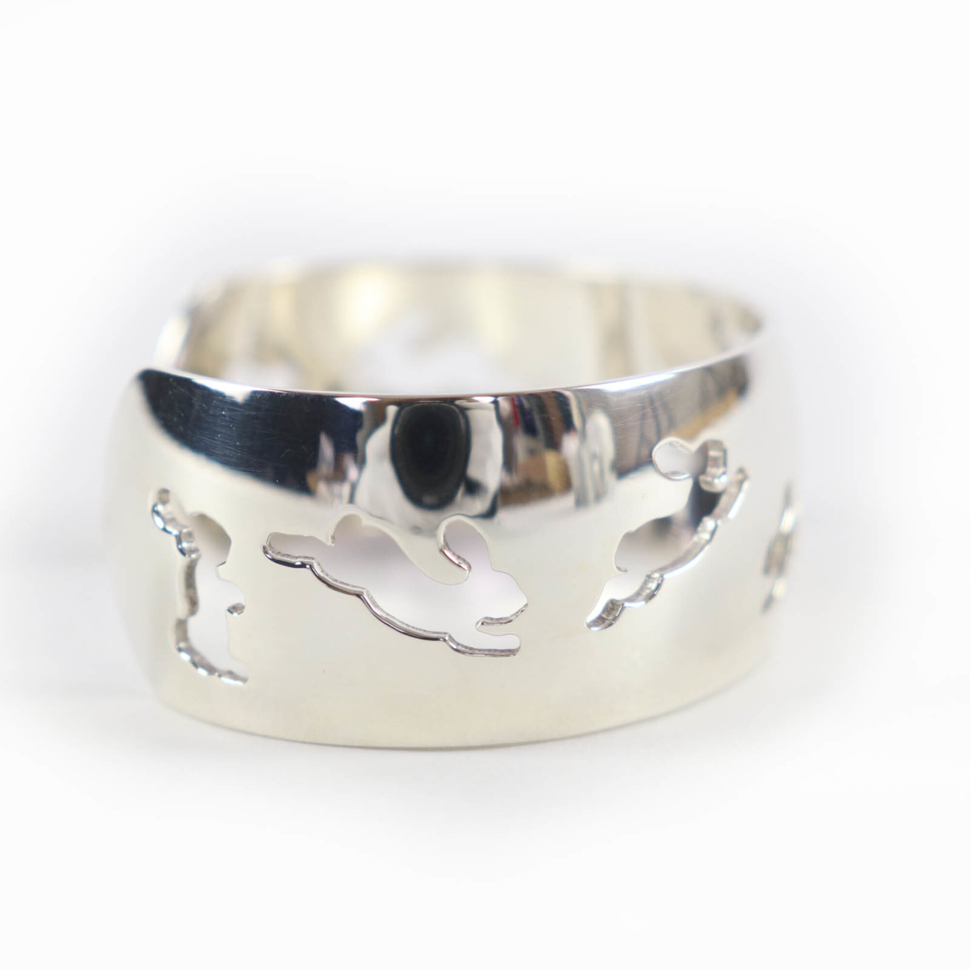 Hermès 925 Rabbit Motif Bracelet Bangle RN0000780