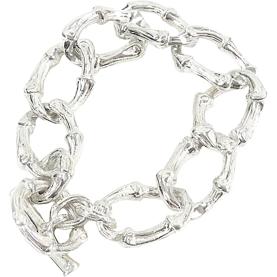 Tiffany Tiffany Vintage Bamboo SV925 Accessory Bracel RN0000796 Tiffany Tiffany Vintage Bamboo SV925 Accessory Bracel RN0000796