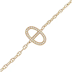 Hermès Chaine d'Ancre Contour Bracelet RN0000813 Hermès Chaine d'Ancre Contour Bracelet RN0000813