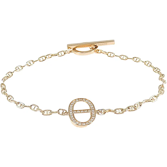 Hermès Chaine d'Ancre Contour Bracelet RN0000813 Hermès Chaine d'Ancre Contour Bracelet RN0000813