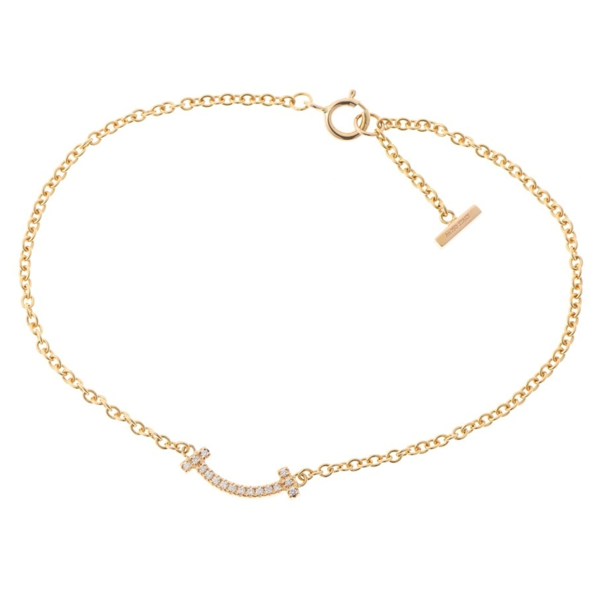 Tiffany T Smile Mini Bracelet with Diamonds RN0000834