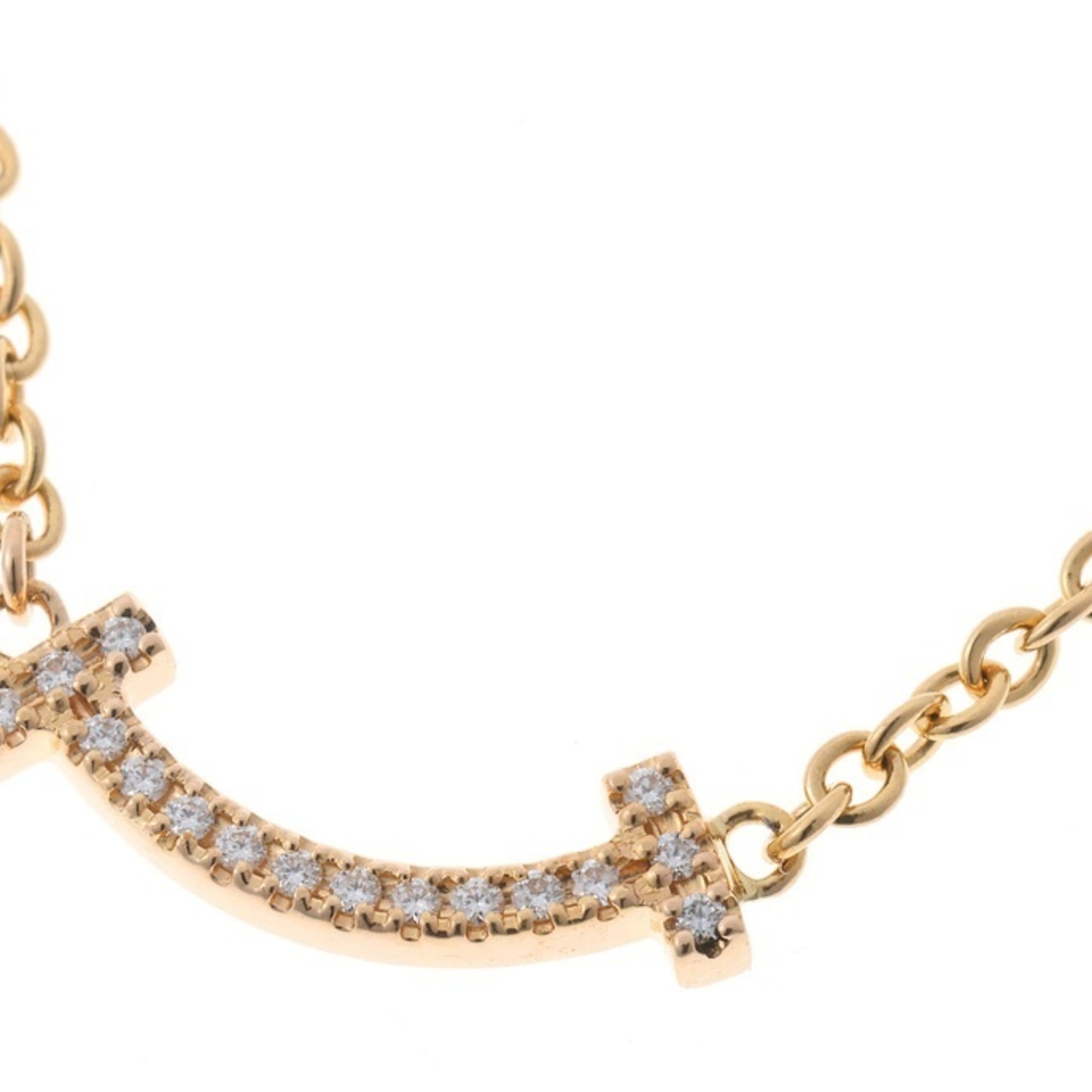 Tiffany T Smile Mini Bracelet with Diamonds RN0000834