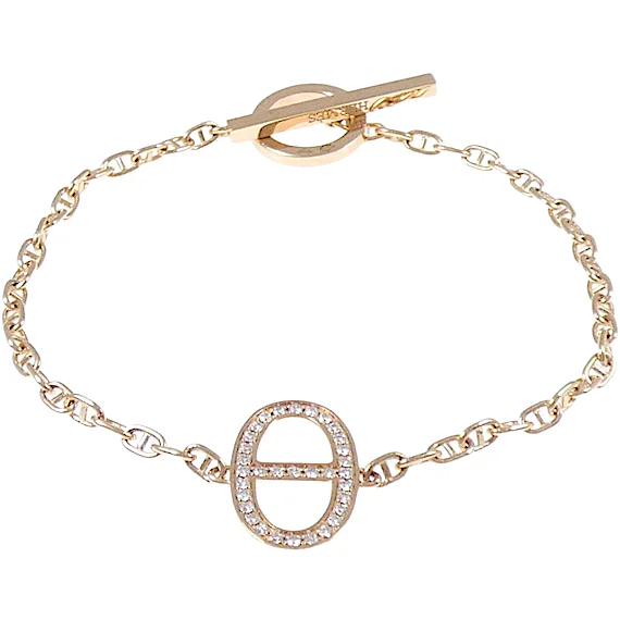 Hermès Chaine d'Ancre Contour Bracelet RN0000836 Hermès Chaine d'Ancre Contour Bracelet RN0000836