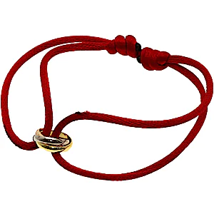 Cartier Cartier Trinity Red Cord Bracelet RN0000837 Cartier Cartier Trinity Red Cord Bracelet RN0000837