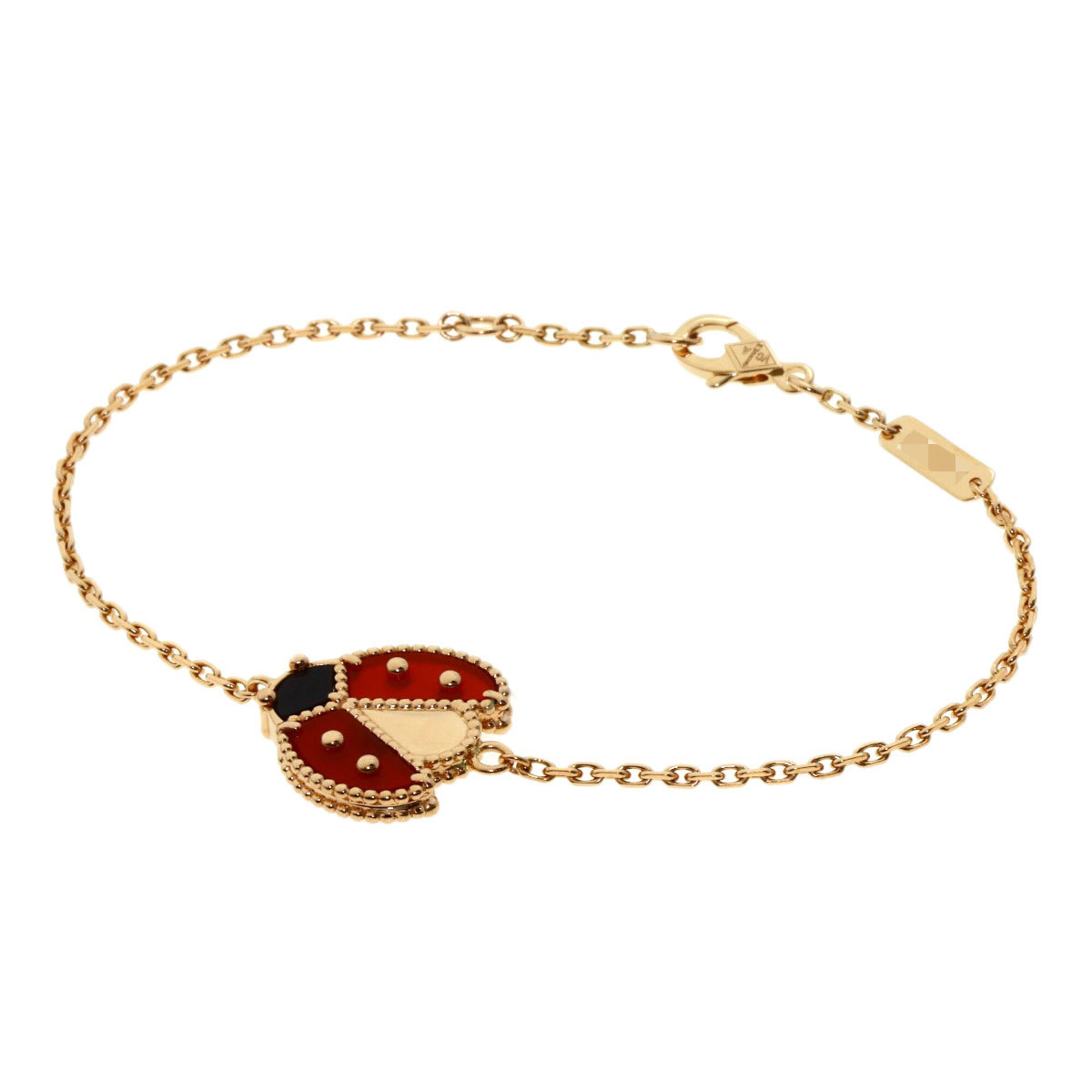 Van Cleef & Arpels Lucky Spring Open Wing Ladybug Bracelet RN0000838