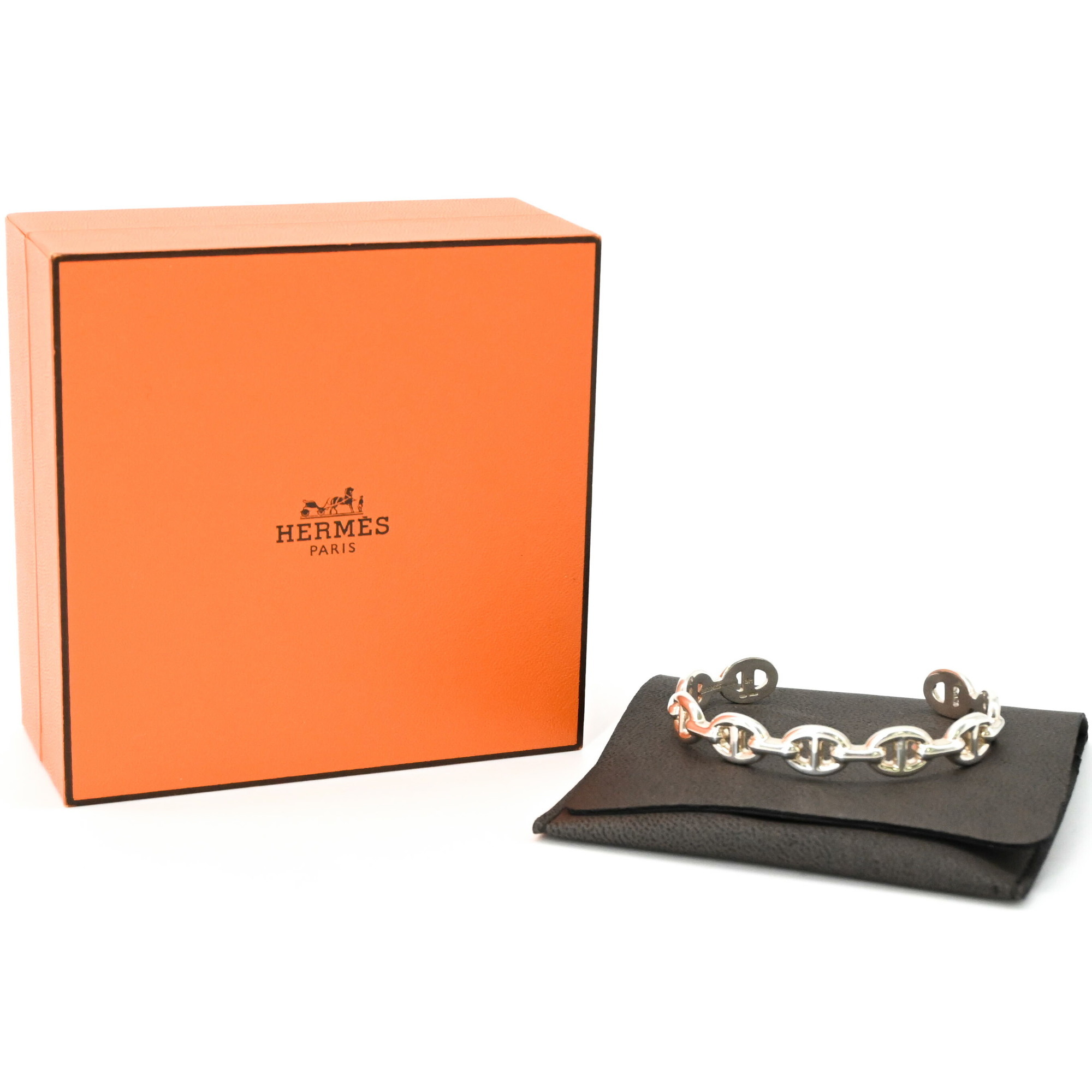 Hermès Chaine d'Ancre Enchainée Bangle Bracelet RN0000851