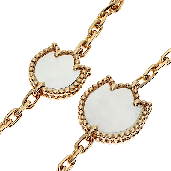 Van Cleef & Arpels Lucky Spring Onyx Carnelian Shell Bracelet RN0000865 Van Cleef & Arpels Lucky Spring Onyx Carnelian Shell Bracelet RN0000865