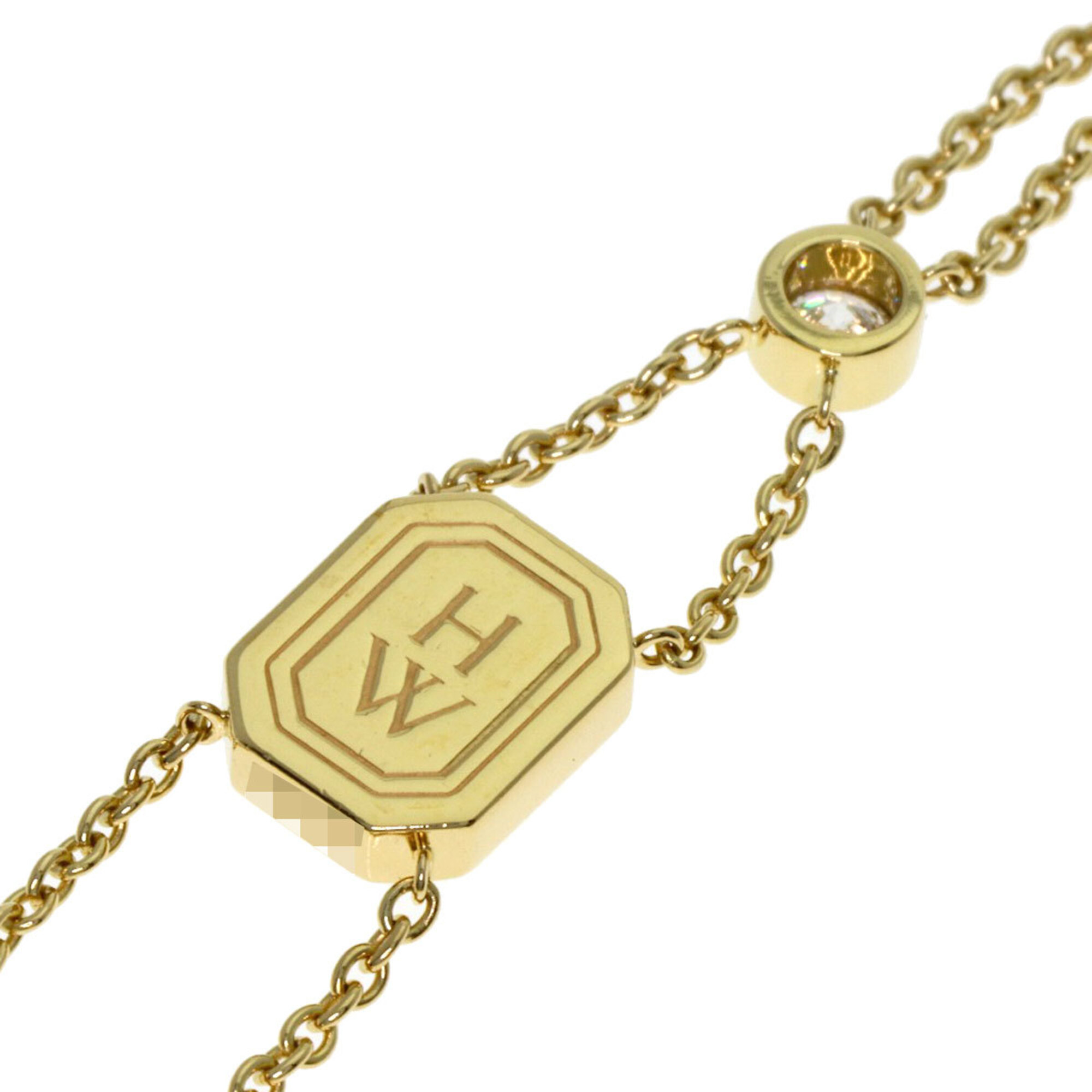 Harry Winston HW Logo Diamond Bracelet RN0000867