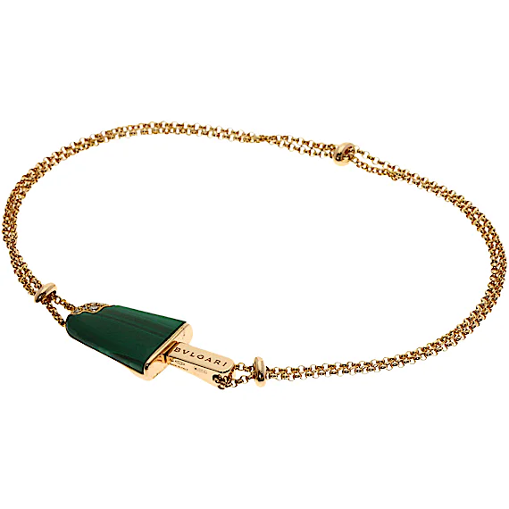 Bvlgari Bulgari Gelati Malachite Diamond Bracelet RN0000868 Bvlgari Bulgari Gelati Malachite Diamond Bracelet RN0000868